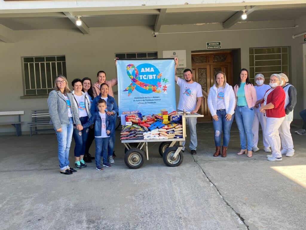 Doação da Associação de Pais e Amigos do Autista de Trombudo Central e Braço do Trombudo